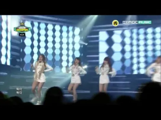 120814 music Show Champion AOA - Elvis