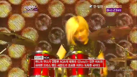 [DEBUT STAGE] 120810 AOA - Elvis @ Music Bank