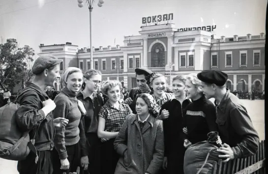 "Мы были на Целине". Д/ф. СССР.  1956 г.