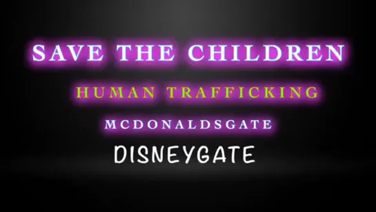 DISNEYGATE - Human Child Trafficking  Symbolism   How Many MISSING Children