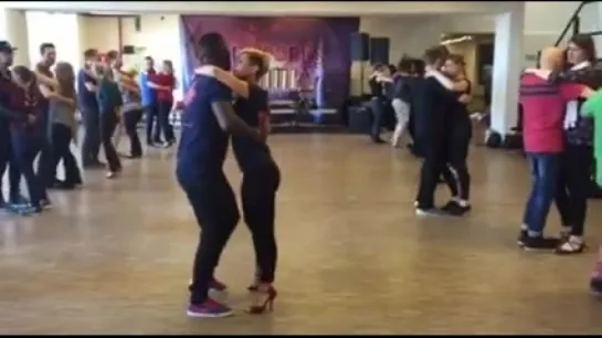 Curtis & Carola Workshop at Brussels Kizomba Festival, 1-3 April 2016