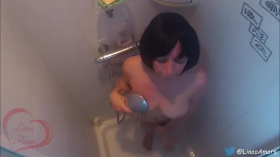 STEP-MOM CAUGHT MASTURBATING IN SHOWER BY Spycam | LinooAmors