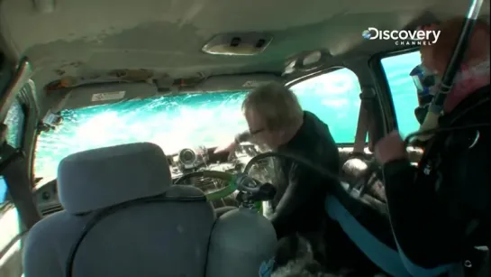 Trapped in Sinking Car - Top Moments of Mythbusters