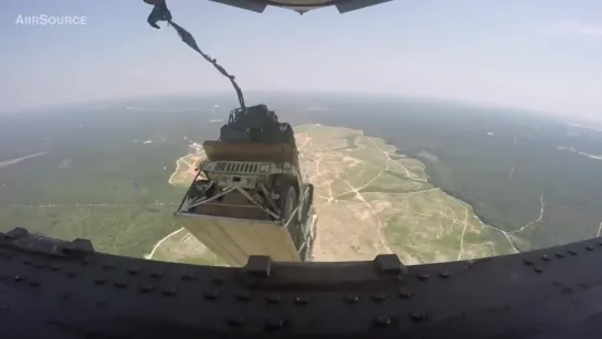 Humvee Airdrop From C-17