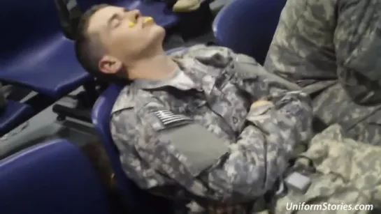 Don't fall asleep in the military...