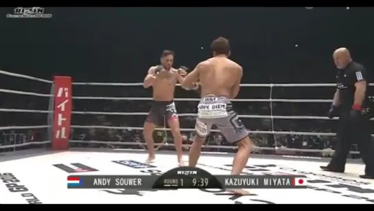 Kazuyuki Miyata vs Andy Souwer. RIZIN GP World Grand Prix 2nd Round 29/12/2016