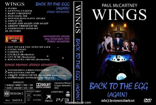 Paul McCartney  Wings   Back To The Egg (Again)