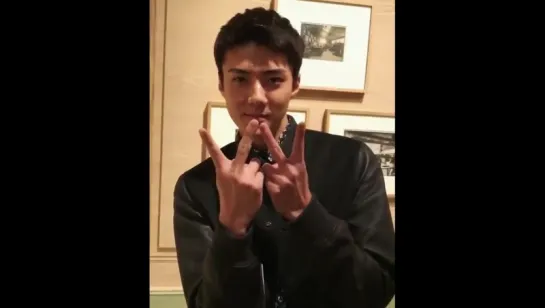 [VIDEO] 170607 Sehun @ wkorea Instagram Update