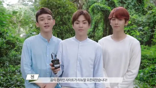 [VIDEO] 170117 EXO-CBX @ Nature Republic Facebook Update