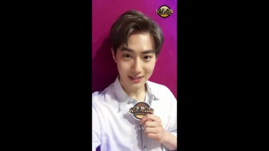 [VIDEO] 160610 Suho @ MBC_entertain Twitter Update