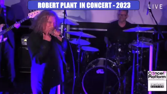 Robert Plant performs Black Dog at benefit concert 2023