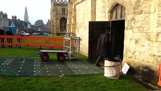 Sherlock filming in Gloucester