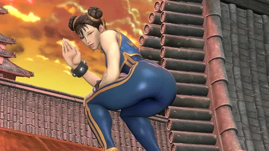 Fortnite Crossover Street Fighter - Chun-Li fart [StrangeFetishTrash]