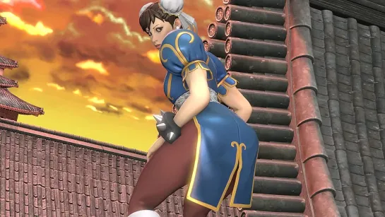 Fortnite Crossover Street Fighter - Chun-Li fart [StrangeFetishTrash]