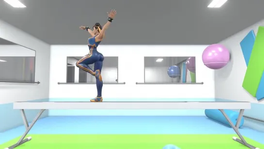 Fortnite Crossover Street Fighter - Chun-Li Cuntbust Balance Beam [TriggerBunBun]