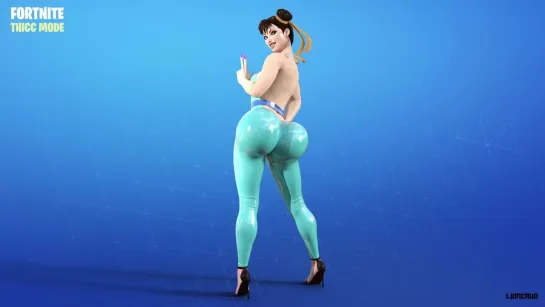 Street Fighter Crossover Fortnite - Thicc Chun-Li Turntable [Lioncrud]