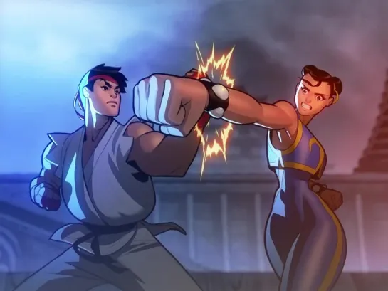 Street Fighter - Ryu VS Chun-Li [Sykosan]