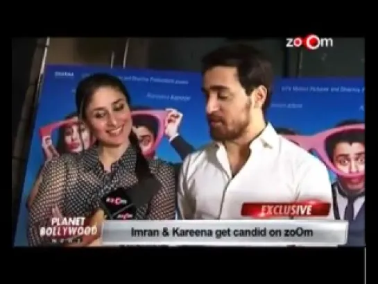 Imran Khan and Kareena Kapoor get candid on zoOm.