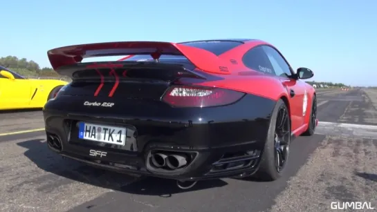 9ff Porsche 997 Turbo RSR - Full Throttle Accelerations!