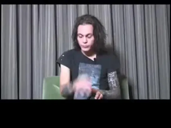 Ville Valo supports the Hot Topic Foundation