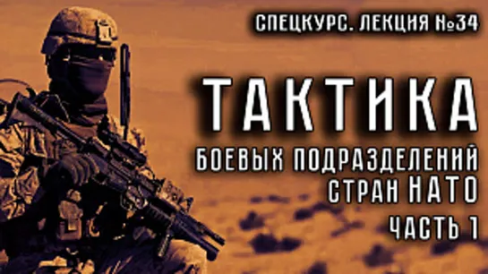 ЛЕКЦИЯ №34. ТАКТИКА БОЕВЫХ ПОДРАЗДЕЛЕНИЙ СТРАН НАТО. ЧАСТЬ 1