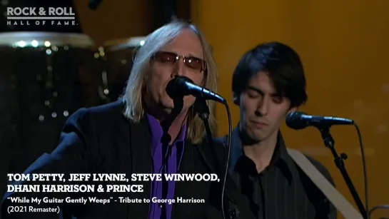 Tom Petty, Jeff Lynne, Steve Winwood and Prince - While My Guitar Gently Weeps (2004)