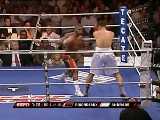 2009-09-18 Guillermo Rigondeaux vs Giovanni Andrade (vacant WBA-NABA Super Bantamweight Title)