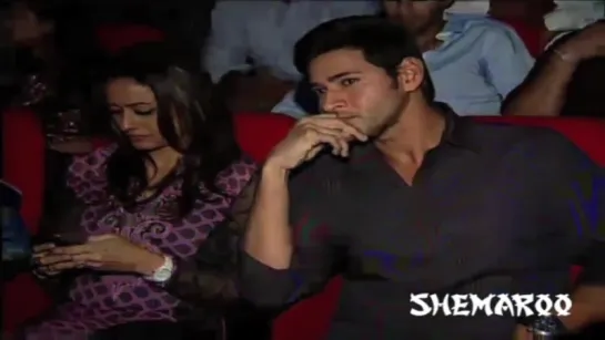 businessman audio launch mahesh babu entry with wife namratha