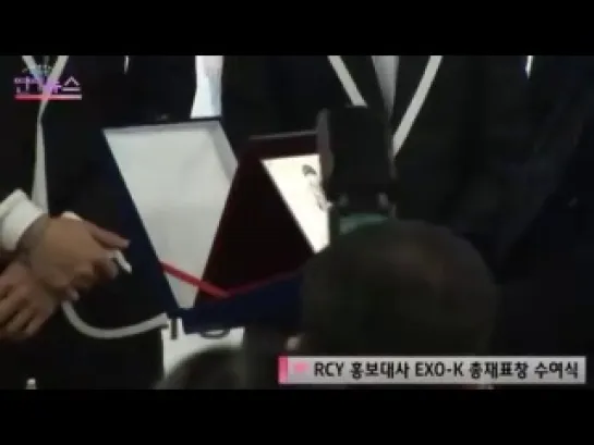 [VIDEO] 140109 EXO-K @ RCY Ambassador Event  (OBS News)