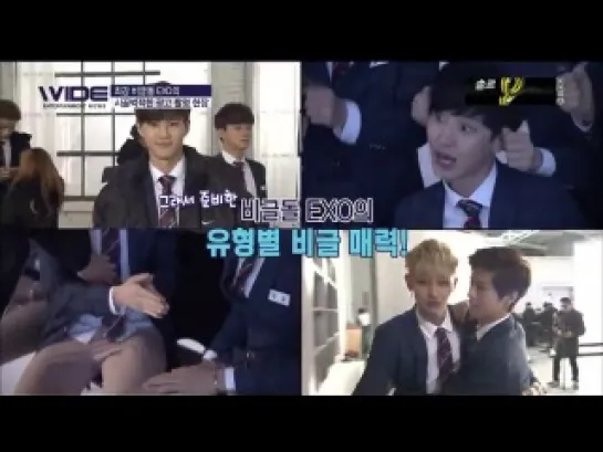 [VIDEO] 140127 EXO CUT @ Wide Entertainment News