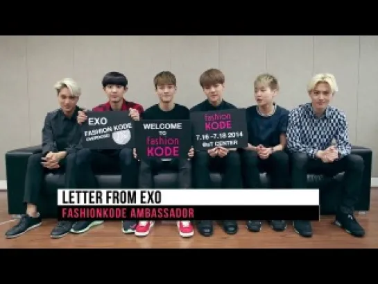 [VIDEO] EXO @ FASHION KODE Teaser