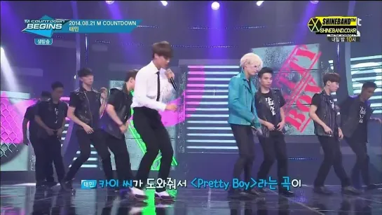 [VIDEO] 140828 Kai @ Mnet M!Countdown Begins