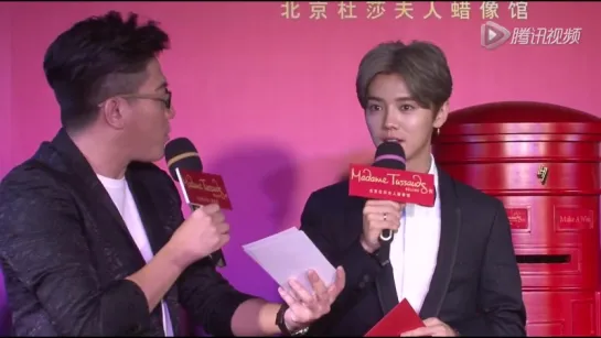 [VIDEO] 160107 Luhans Wax Figure Unveiled @ Madame Tussauds Beijing