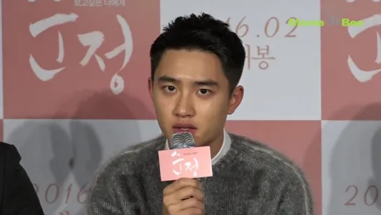 [VIDEO] 160104  D.O. @ Pure Love Press Conference + Movie Preview