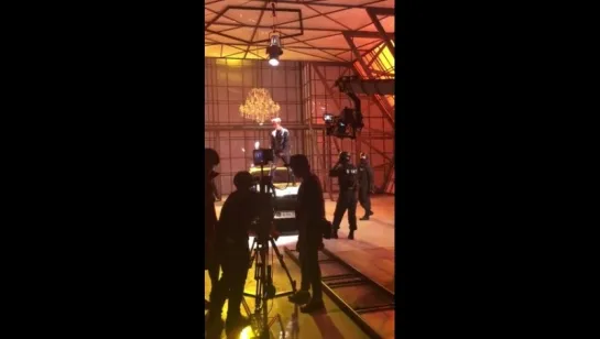 [VIDEO] Suho @ Lotto MV Shooting