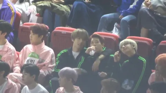 [VK][190107] MONSTA X fancam (Minhyuk focus) @ Idol Star Athletics Championships 2019