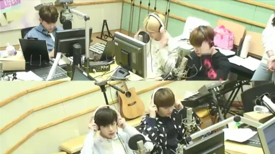 [RAW|VK][14.04.2016] SJs Kiss the radio (Kihyun, Hyungwon, Wonho, Minhyuk)