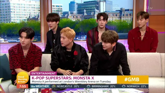 [VK][190711] MONSTA X @ Good Morning Britain