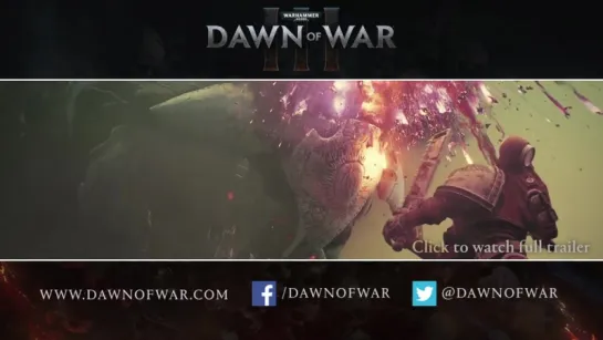 Dawn of War III – Announcement Trailer