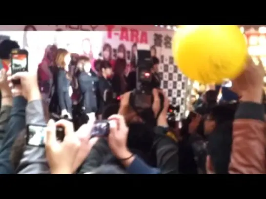 20111213 T-ARA 台灣見面會 到場