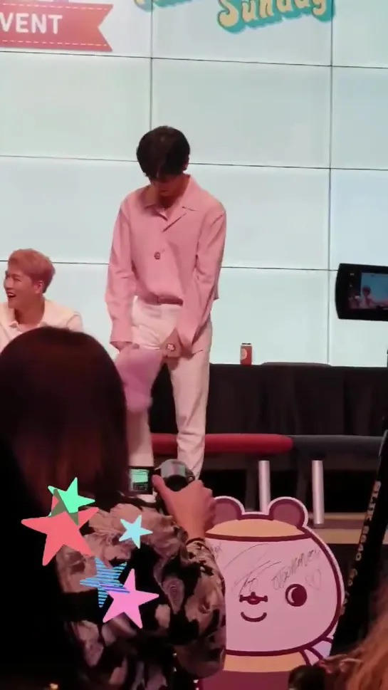 [VK][190818] MONSTA X fancam (I.M focus) @ Fansign at TWOTUCKGOM