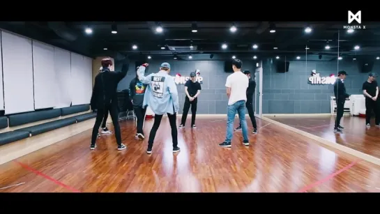 [VK][180205] Dance Practice MONSTA X - Fighter (Part Switch ver.)