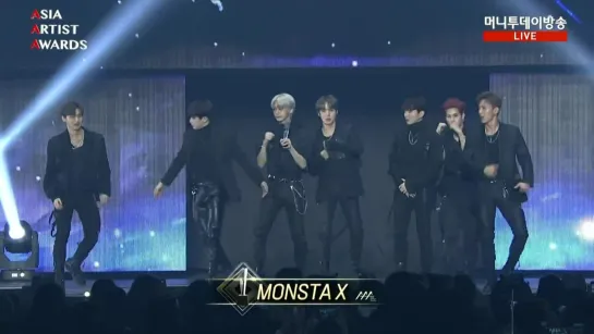 [VK][181128] MONSTA X Artist of the Year @ 2018 Asia Artist Awards