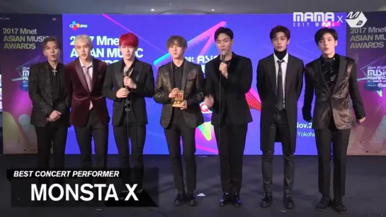 [VK][171129] MONSTA X Thank You Stage @ Mnet Asian Music Awards 2017