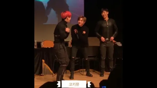 [VK][180106] MONSTA X fancam @ Geondae fansign