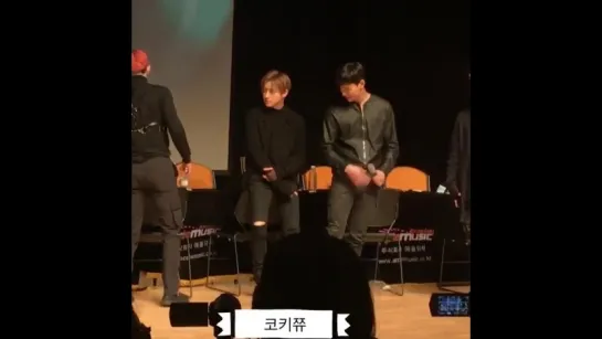 [VK][180106] MONSTA X fancam @ Geondae fansign