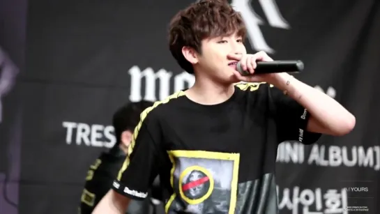 [VK][150613] MONSTA X fancam - Trespass (I.M focus) @ Mokdong fansign