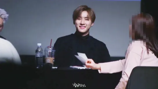 [VK][180106] MONSTA X fancam (I.M focus)@ Geondae fansign