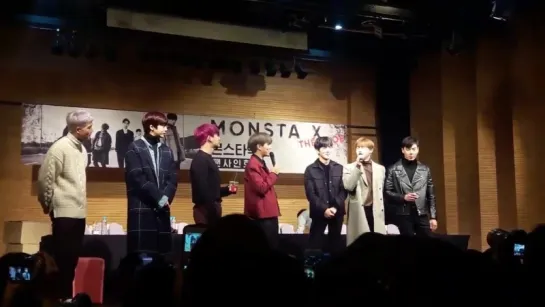 [VK][171118] MONSTA X fancam @ Gangnam fansign