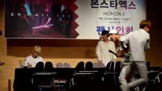 [VK][12.06.2016] Fancam Monsta X @ Fansign in Dong Seoul Art Hall